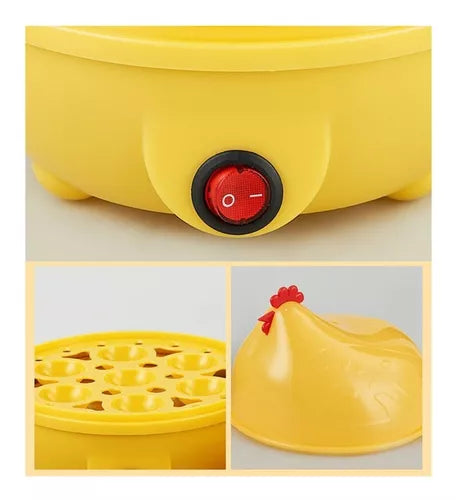 Hervidor de huevos gallina para 7 huevos